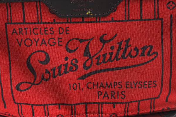 Authentic Louis Vuitton Damier Neverfull PM Shoulder Tote Bag N51109 LV K5134