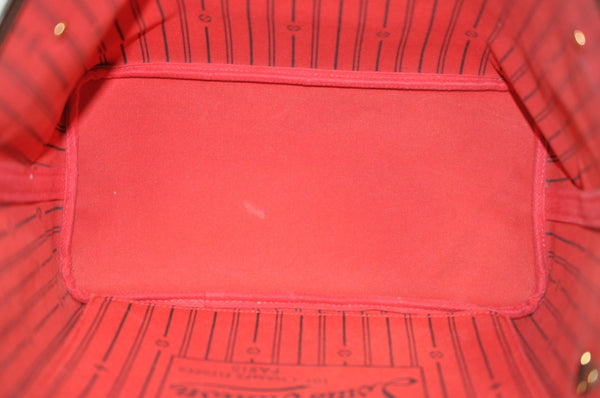 Authentic Louis Vuitton Damier Neverfull MM Shoulder Tote Bag N51105 LV K5199