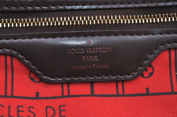 Authentic Louis Vuitton Damier Neverfull PM Shoulder Tote Bag N51109 LV K5475