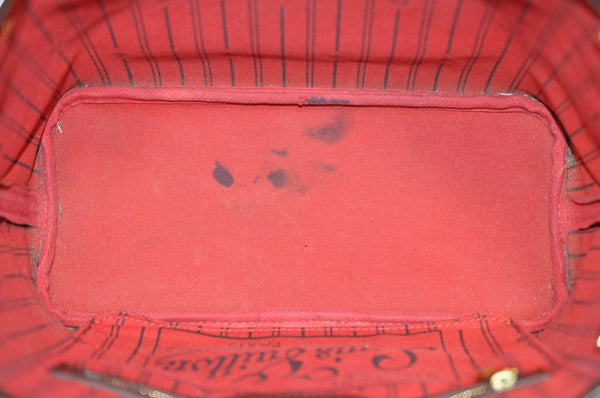 Authentic Louis Vuitton Damier Neverfull PM Shoulder Tote Bag N51109 LV K5475