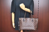 Authentic Louis Vuitton Damier Neverfull PM Shoulder Tote Bag N51109 LV K5475