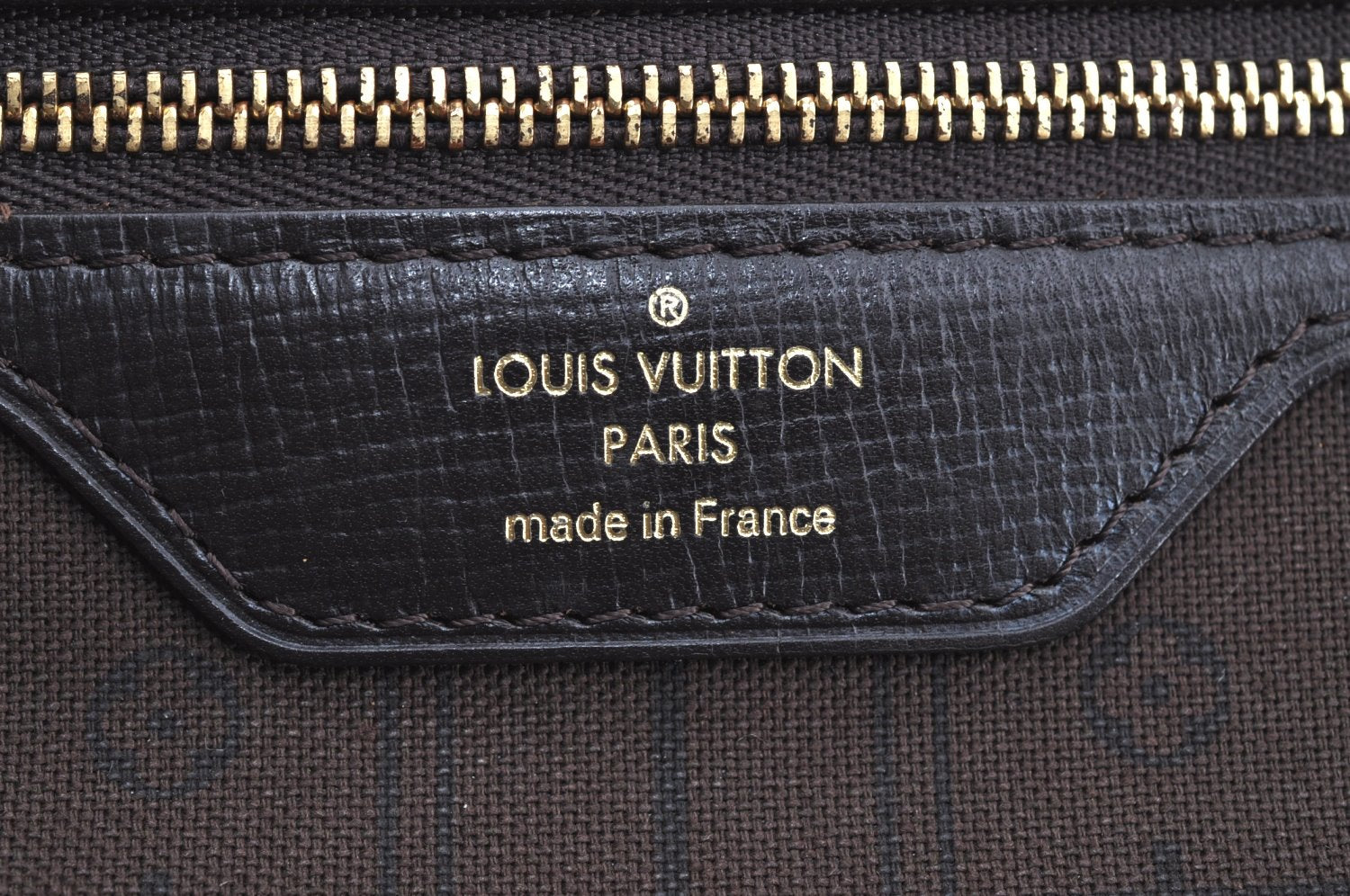 Authentic Louis Vuitton Monogram Idylle Neverfull MM Tote Bag M40513 Brown K5708