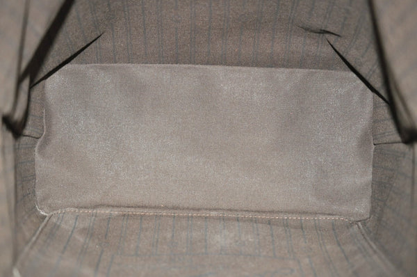 Authentic Louis Vuitton Monogram Idylle Neverfull MM Tote Bag M40513 Brown K5708