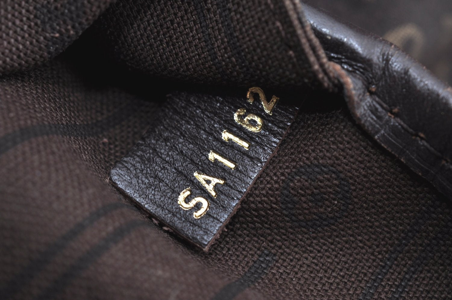 Authentic Louis Vuitton Monogram Idylle Neverfull MM Tote Bag M40513 Brown K5708