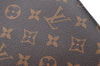 Authentic Louis Vuitton Monogram Neverfull Pouch Purse Clutch Bag Red LV K5865