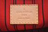 Authentic Louis Vuitton Monogram Neverfull Pouch Purse Clutch Bag Red LV K5865