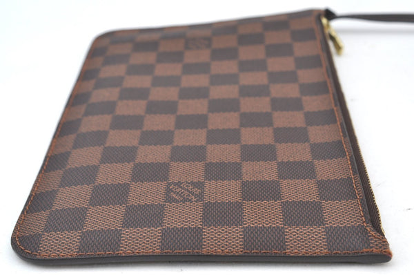 Authentic Louis Vuitton Damier Neverfull Pouch Purse Clutch Bag LV K8527