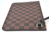Authentic Louis Vuitton Damier Neverfull Pouch Purse Clutch Bag LV K8527