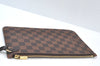 Authentic Louis Vuitton Damier Neverfull Pouch Purse Clutch Bag LV K8527