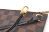 Authentic Louis Vuitton Damier Neverfull Pouch Purse Clutch Bag LV K8527