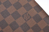 Authentic Louis Vuitton Damier Neverfull Pouch Purse Clutch Bag LV K8527