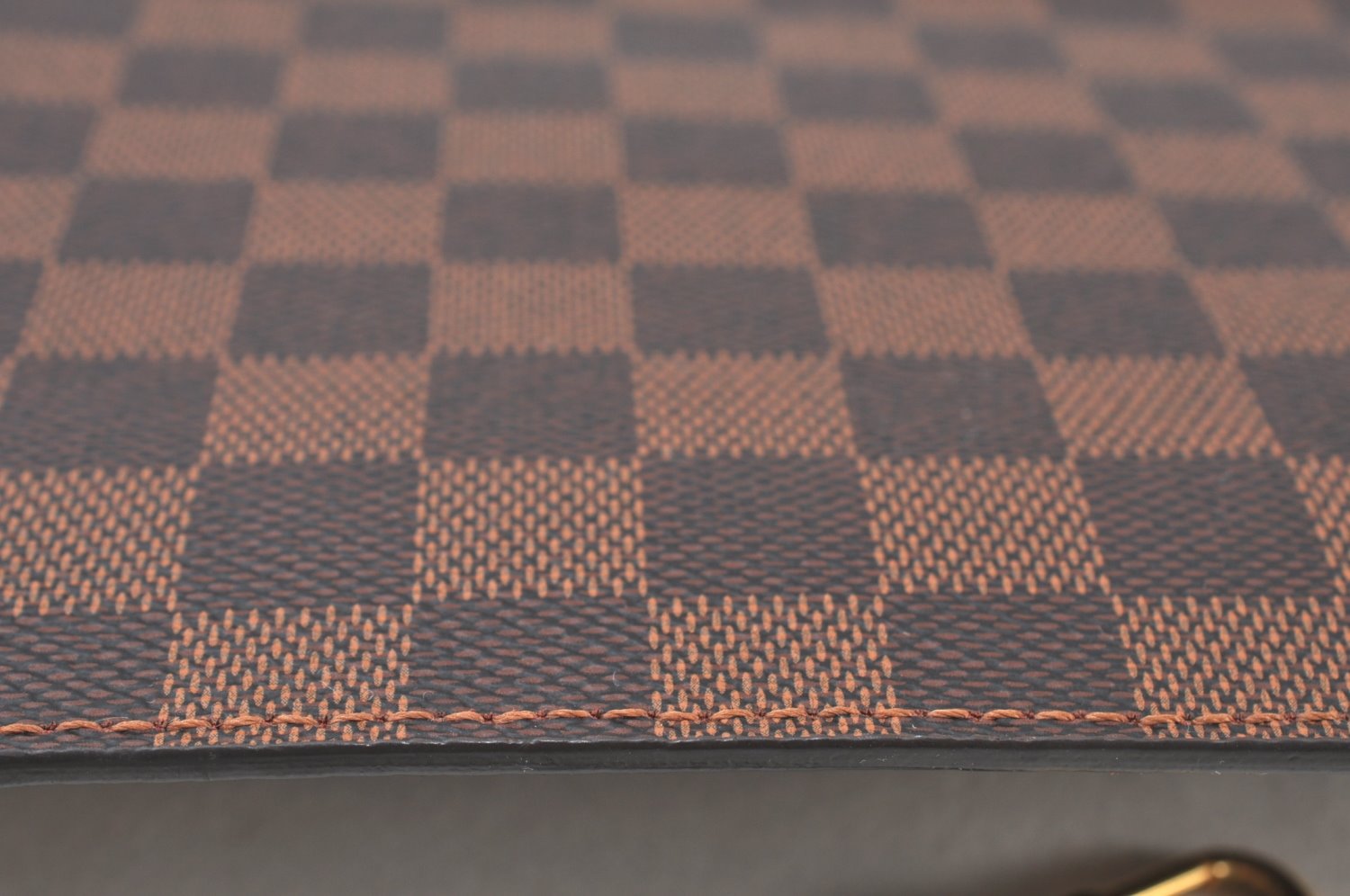 Authentic Louis Vuitton Damier Neverfull Pouch Purse Clutch Bag LV K8527