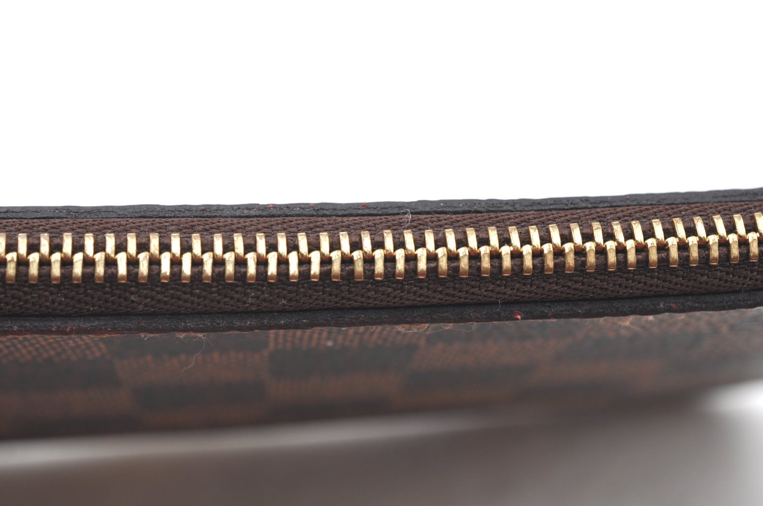 Authentic Louis Vuitton Damier Neverfull Pouch Purse Clutch Bag LV K8531