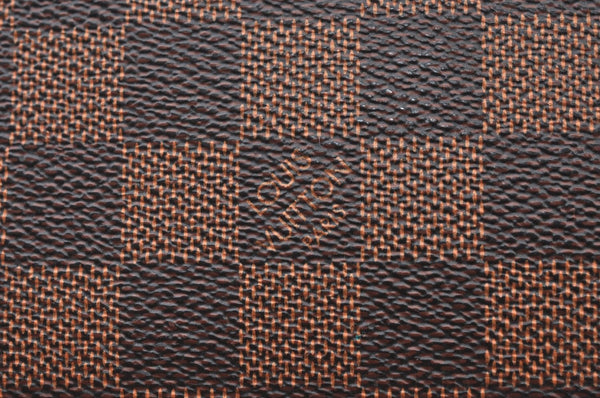 Authentic Louis Vuitton Damier Neverfull Pouch Purse Clutch Bag LV K8531