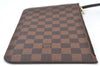 Authentic Louis Vuitton Damier Neverfull Pouch Purse Clutch Bag LV K8535