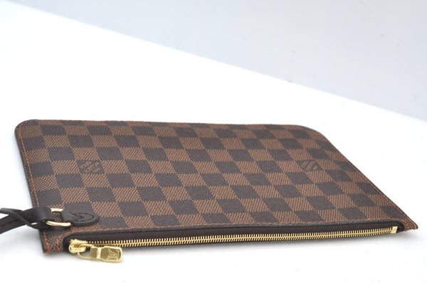 Authentic Louis Vuitton Damier Neverfull Pouch Purse Clutch Bag LV K8535