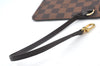 Authentic Louis Vuitton Damier Neverfull Pouch Purse Clutch Bag LV K8535