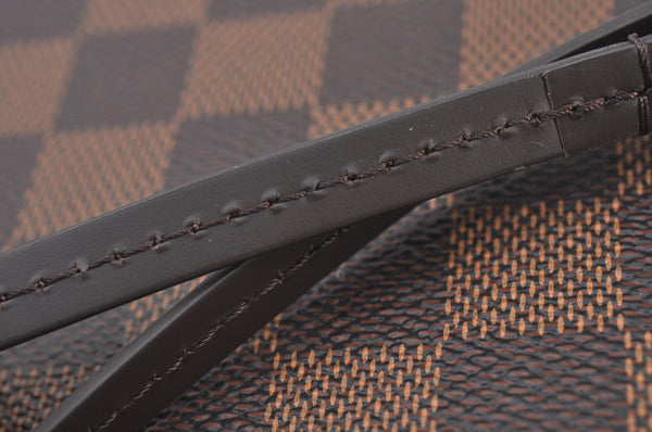 Authentic Louis Vuitton Damier Neverfull Pouch Purse Clutch Bag LV K8535