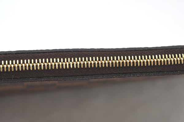 Authentic Louis Vuitton Damier Neverfull Pouch Purse Clutch Bag LV K8535