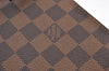 Authentic Louis Vuitton Damier Neverfull Pouch Purse Clutch Bag LV K8535