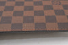 Authentic Louis Vuitton Damier Neverfull Pouch Purse Clutch Bag LV K8535