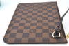 Authentic Louis Vuitton Damier Neverfull Pouch Purse Clutch Bag LV K8537