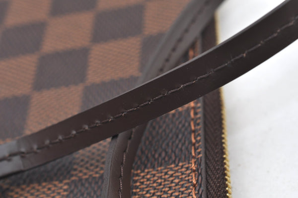 Authentic Louis Vuitton Damier Neverfull Pouch Purse Clutch Bag LV K8537