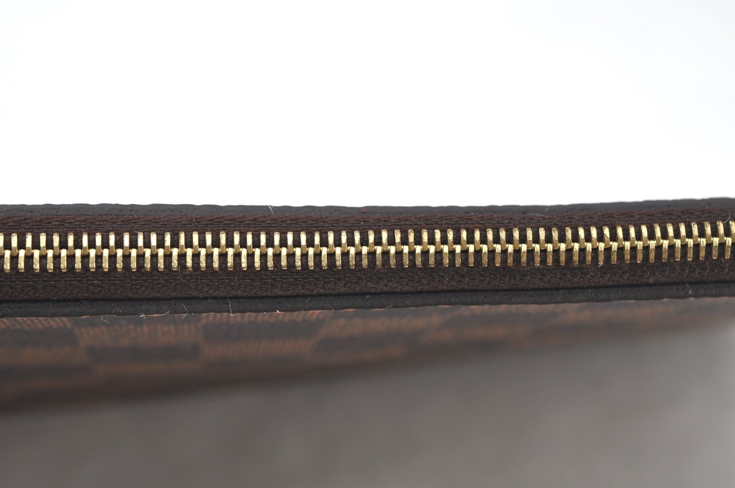 Authentic Louis Vuitton Damier Neverfull Pouch Purse Clutch Bag LV K8537