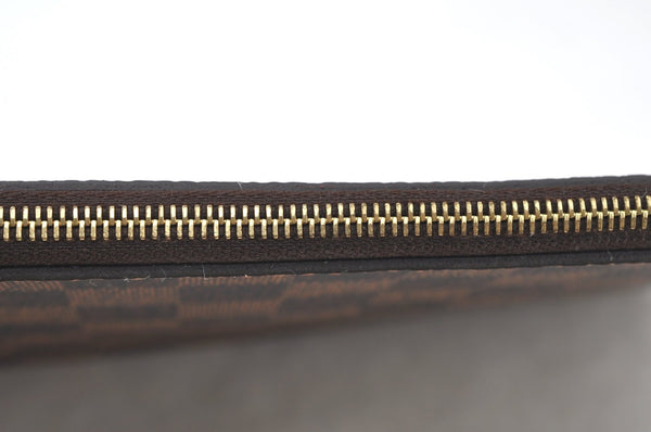 Authentic Louis Vuitton Damier Neverfull Pouch Purse Clutch Bag LV K8537