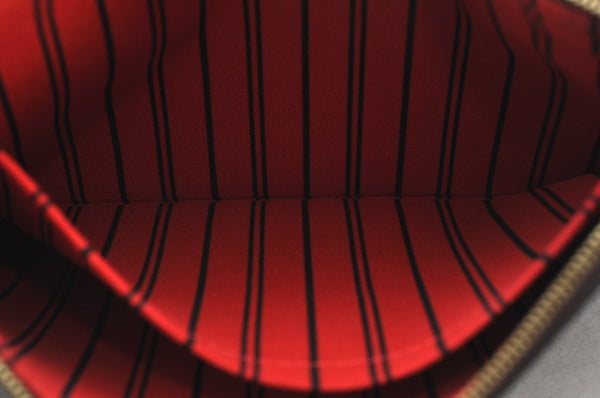 Authentic Louis Vuitton Damier Neverfull Pouch Purse Clutch Bag LV K8537