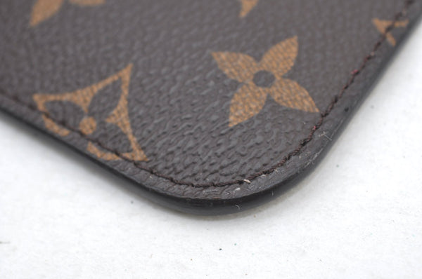 Authentic Louis Vuitton Monogram Neverfull Pouch Purse Clutch Bag Red LV K8546