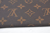 Authentic Louis Vuitton Monogram Neverfull Pouch Purse Clutch Bag Red LV K8546