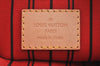 Authentic Louis Vuitton Monogram Neverfull Pouch Purse Clutch Bag Red LV K8546