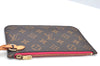 Authentic Louis Vuitton Monogram Neverfull Pouch Purse Clutch Bag Pink LV K8547