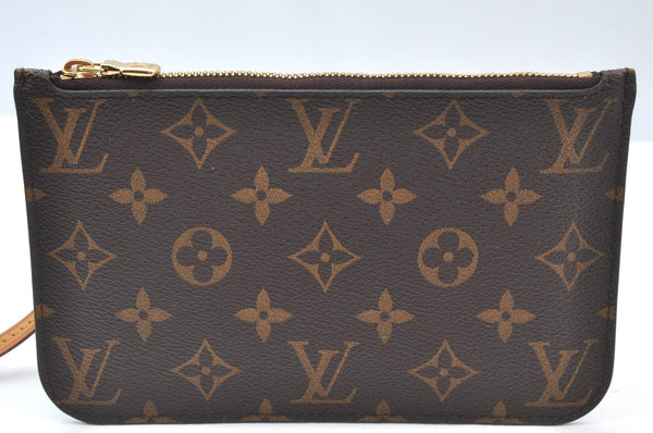 Authentic Louis Vuitton Monogram Neverfull Pouch Purse Clutch Bag LV K8549