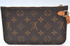 Authentic Louis Vuitton Monogram Neverfull Pouch Purse Clutch Bag LV K8549