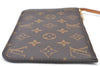 Authentic Louis Vuitton Monogram Neverfull Pouch Purse Clutch Bag LV K8549