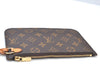 Authentic Louis Vuitton Monogram Neverfull Pouch Purse Clutch Bag LV K8549