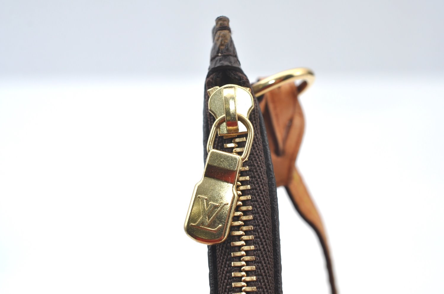 Authentic Louis Vuitton Monogram Neverfull Pouch Purse Clutch Bag LV K8549