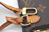 Authentic Louis Vuitton Monogram Neverfull Pouch Purse Clutch Bag LV K8549