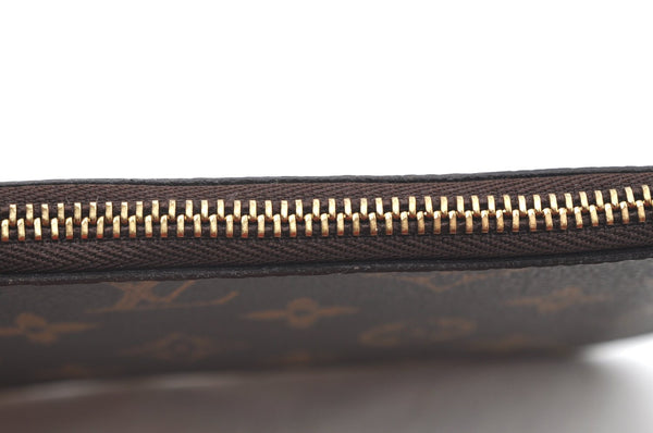 Authentic Louis Vuitton Monogram Neverfull Pouch Purse Clutch Bag LV K8549