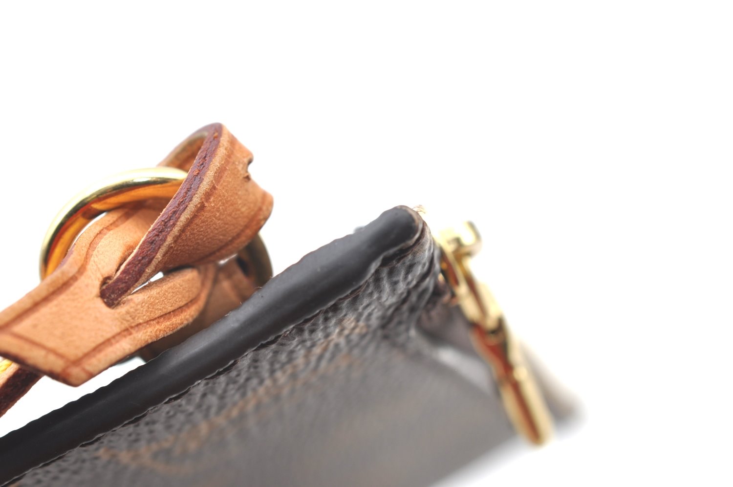 Authentic Louis Vuitton Monogram Neverfull Pouch Purse Clutch Bag LV K8549