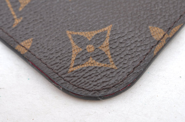 Authentic Louis Vuitton Monogram Neverfull Pouch Purse Clutch Bag Pink LV K8550