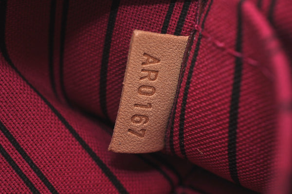 Authentic Louis Vuitton Monogram Neverfull Pouch Purse Clutch Bag Pink LV K8550