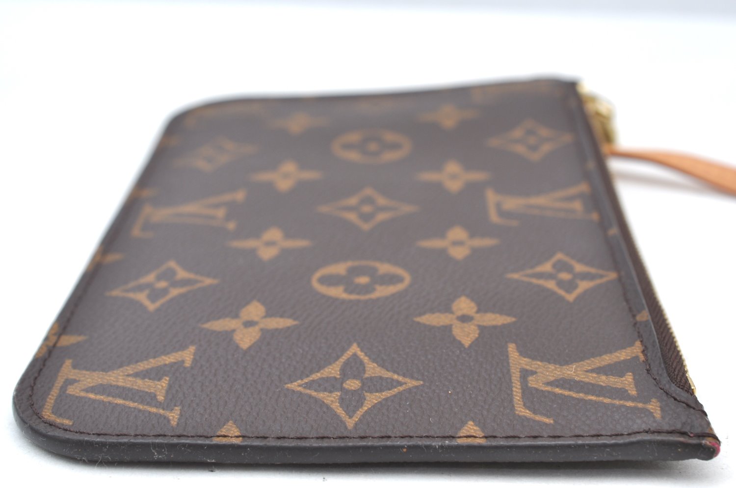 Authentic Louis Vuitton Monogram Neverfull Pouch Purse Clutch Bag LV K8551