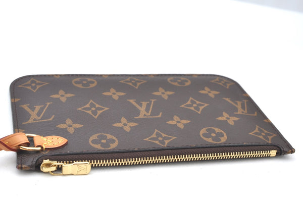 Authentic Louis Vuitton Monogram Neverfull Pouch Purse Clutch Bag LV K8551