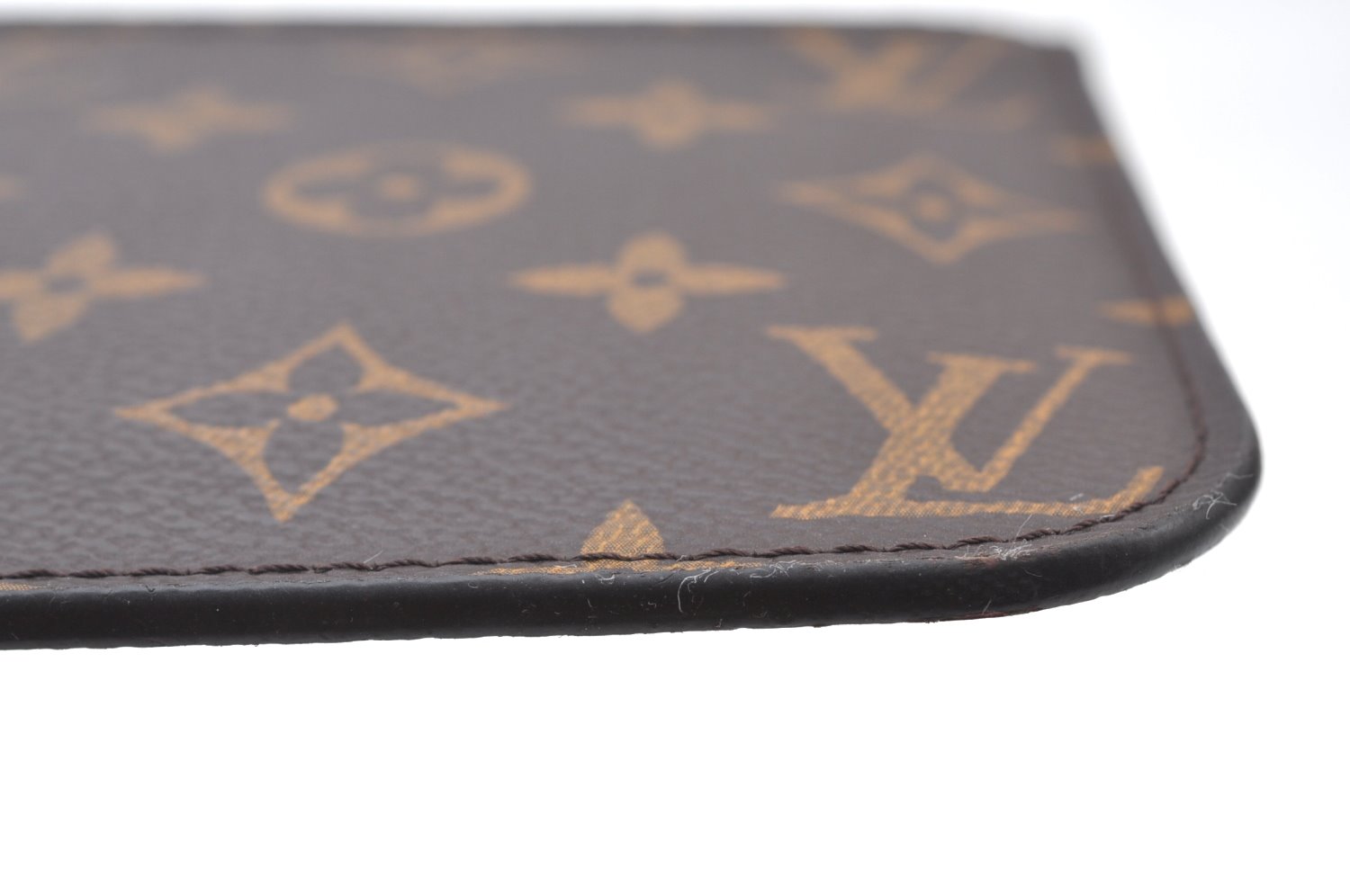 Authentic Louis Vuitton Monogram Neverfull Pouch Purse Clutch Bag LV K8551