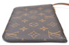 Authentic Louis Vuitton Monogram Neverfull Pouch Purse Clutch Bag LV K8555