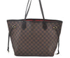 Authentic Louis Vuitton Damier Neverfull MM Shoulder Tote Bag N51105 LV K9002