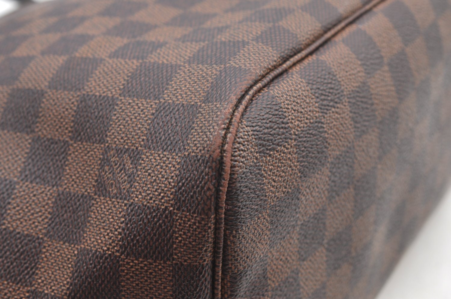 Authentic Louis Vuitton Damier Neverfull MM Shoulder Tote Bag N51105 LV K9002